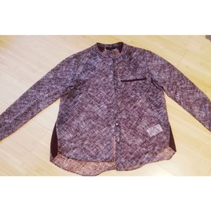 Banana Republic button up sheer blouse